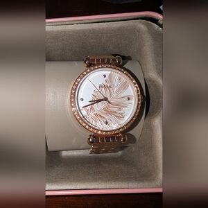 Fossil Tillie BQ3593 Ladies Dual Color Dial Rose Gold Stainless Steel Strap